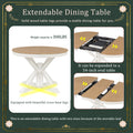 Retro Functional Extendable Dining Table With A 12