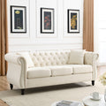 3 Seater 3 Seater Combination Sofa.Beige Velvet W834S00063 Beige Foam Velvet