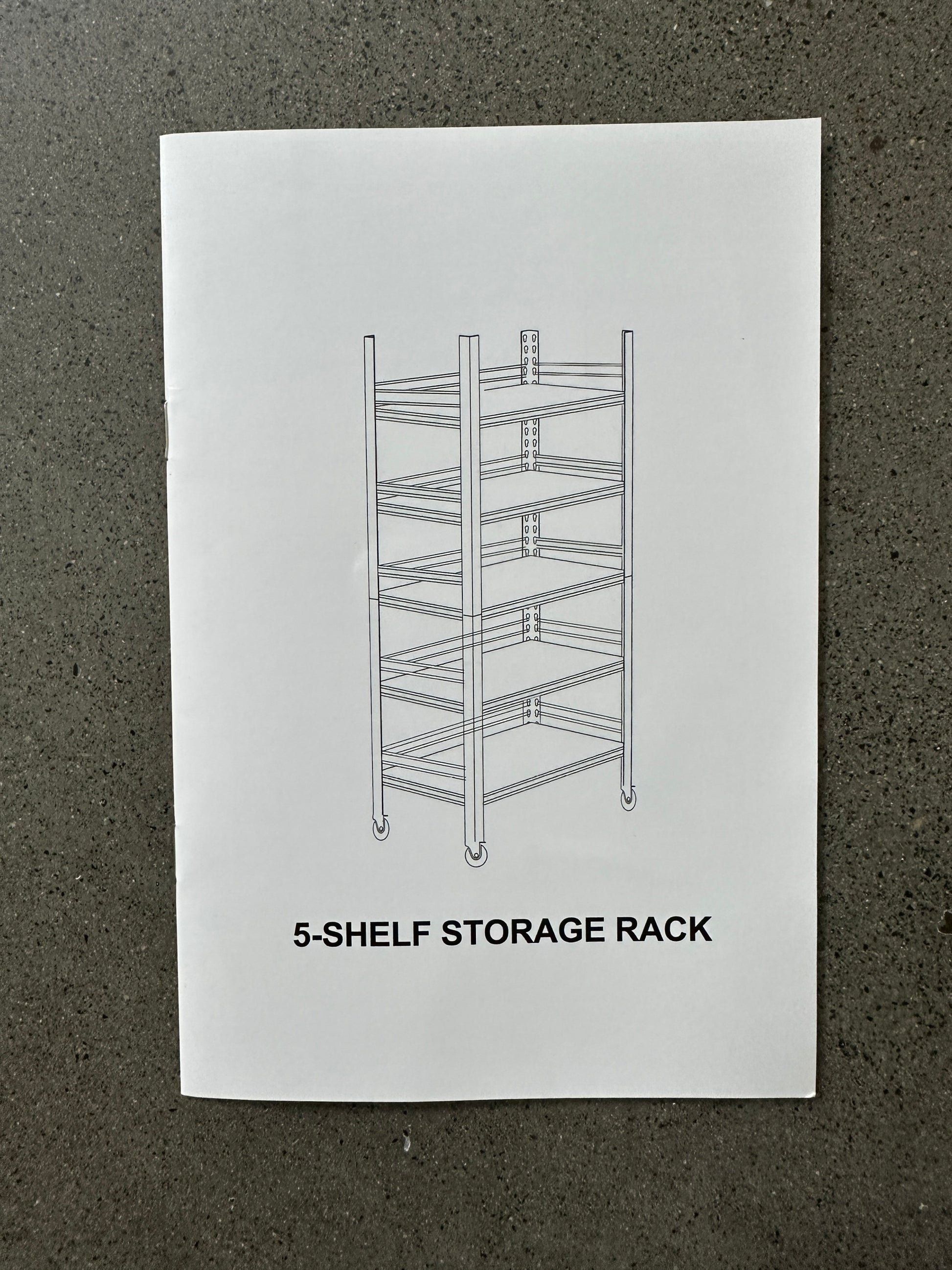 63"H Storage Shelves Heavy Duty Metal Shelving Unit Adjustable 5 Tier Pantry Shelves With Wheels Load 1750Lbs Kitchen Shelf Garage Storage 5 Black Standard Vertical Kitchen Open Back Metal Antique Adjustable Shelves Metal Metal