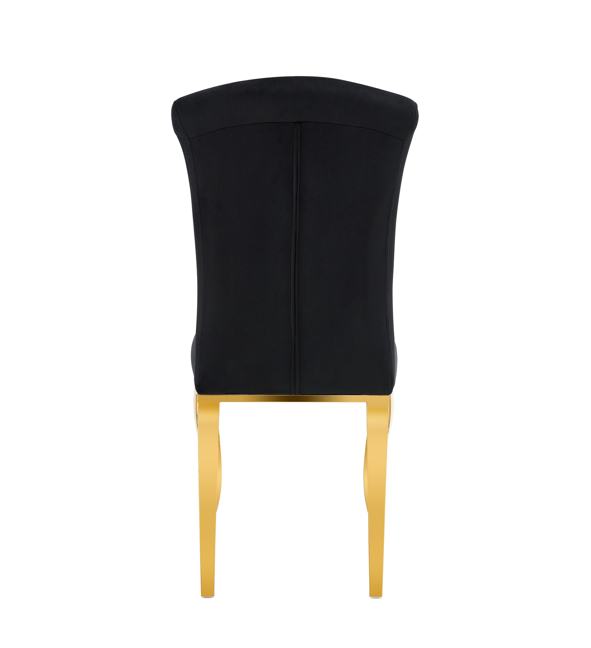 Chair Gold Leg 2Pcs L105 Gold Matte Black Metal