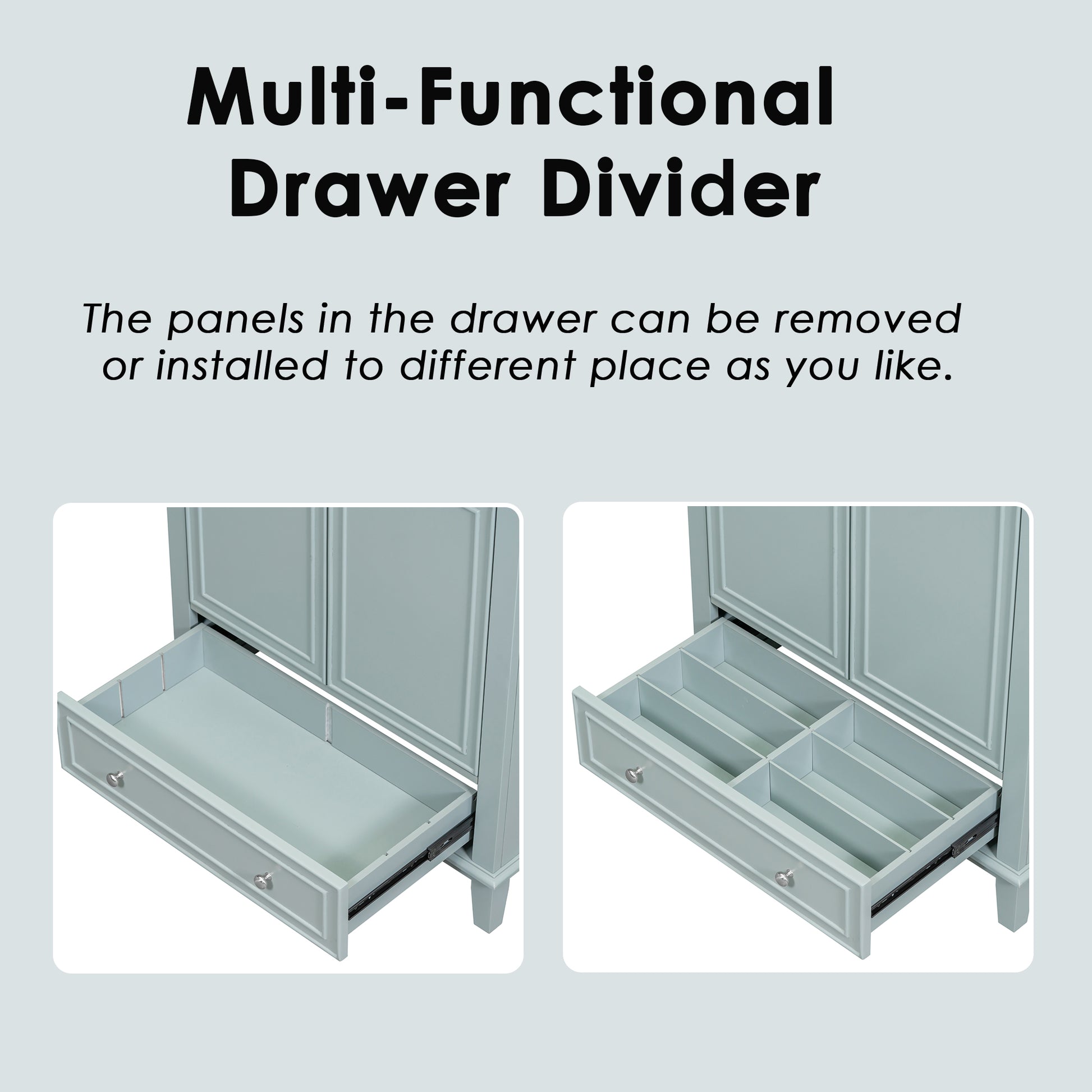 30" Bathroom Vanity With Sink Combo, Multi Functional Bathroom Cabinet With Doors And Drawer, Solid Frame And Mdf Board, Green Old Sku:Sy999606Aac Green Solid Wood Mdf