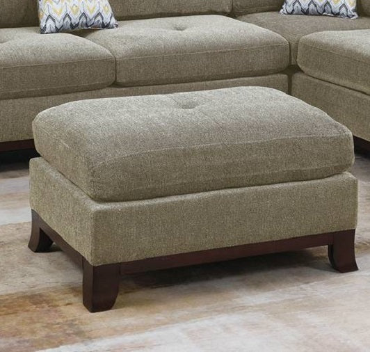 Sectional Sofa W Ottoman Camel Chenille Living Room Furniture #F6478 Camel Chenille Wood Primary Living Space Cushion Back Classic,Contemporary,Modern Pillow Top Arms Chenille 6 Seat