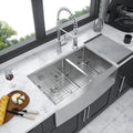 Double Bowl 60 40 Farmhouse Sink 33