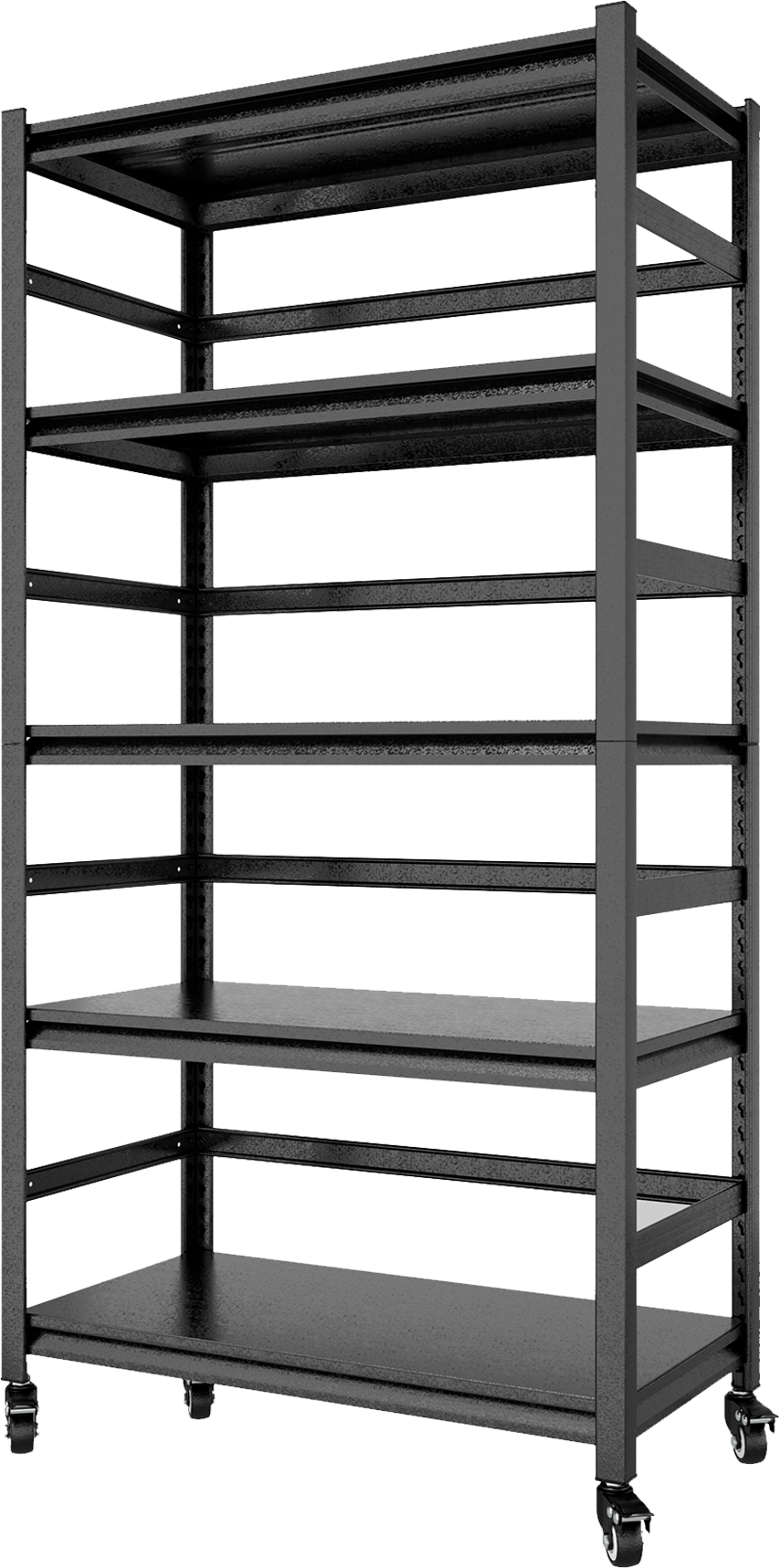 63"H Storage Shelves Heavy Duty Metal Shelving Unit Adjustable 5 Tier Pantry Shelves With Wheels Load 1750Lbs Kitchen Shelf Garage Storage 5 Black Standard Vertical Kitchen Open Back Metal Antique Adjustable Shelves Metal Metal