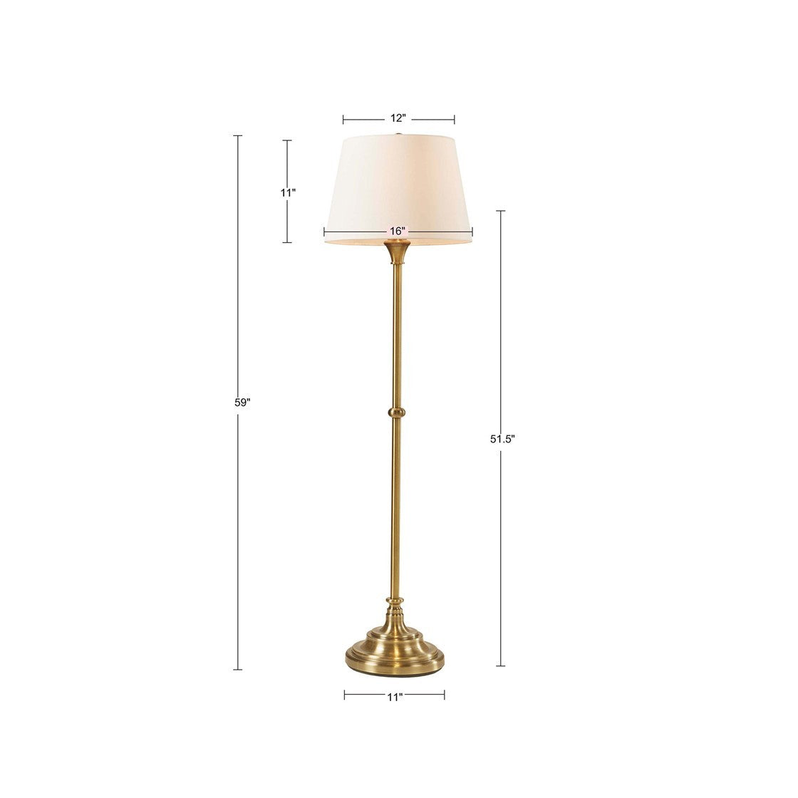Floor Lamp 59"h