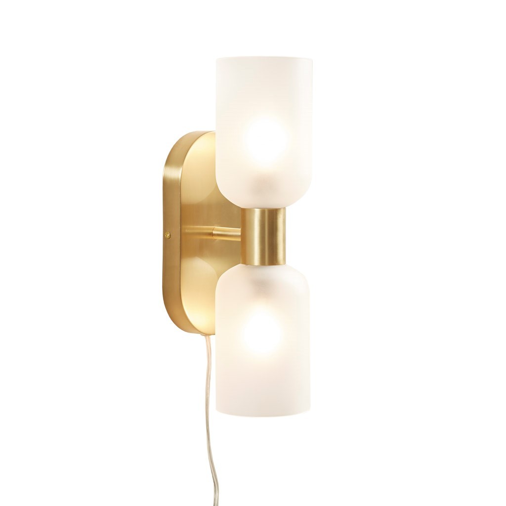 Double Tube 2 Light Wall Sconce