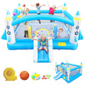 Multifunctional Jump 'N Slide Inflatable Bouncer For Kids Complete Setup With Blower 198