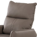 Rocking Recliner Chair,360 Degree Swivel Nursery Rocking Chair,Glider Chair,Modern Small Rocking Swivel Recliner Chair For Bedroom,Living Room Chair Home Theater Seat,Side Pocket Brown Solid Brown