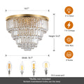 Gold Luxury Modern Style Crystal Lights,Large Ceiling Chandeliers,Dining Room,Living Room,Bedroom Gold Luxury Crystal