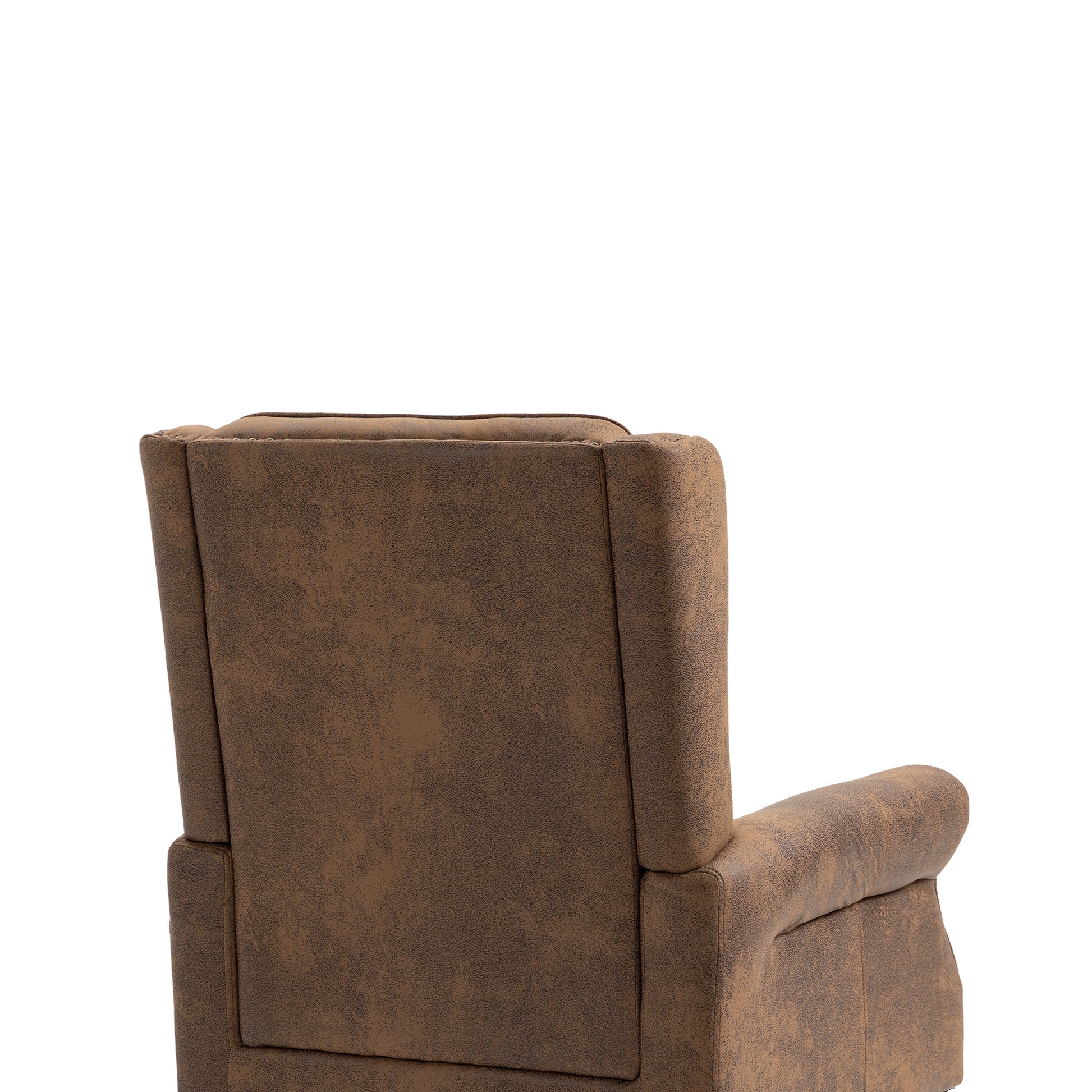 Coolmore Wood Frame Armchair, Modern Accent Chair Lounge Chair With Sturdy Wood Legs For Living Room Bedroom Coffee Pu Coffee Foam Microsuede