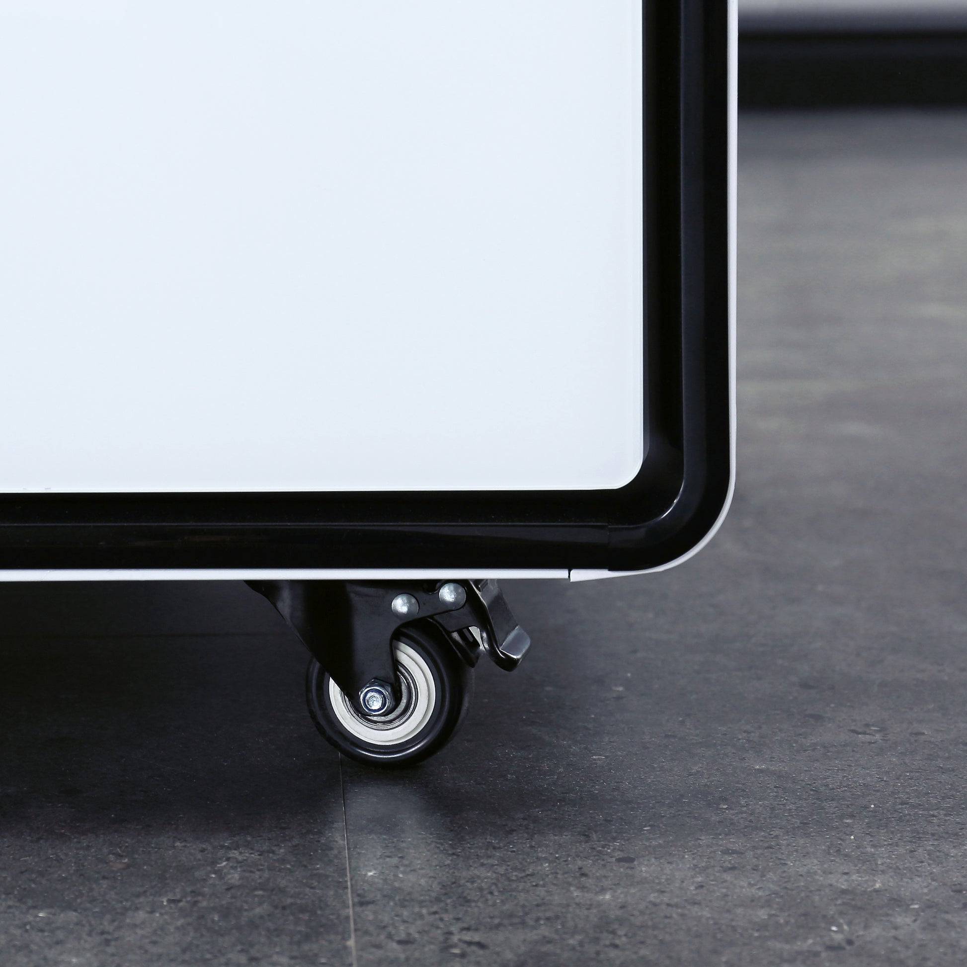 Smart Table Fridge, Multifunctional Coffee Table, Tempered Glass Table Top And Back Storage White Tempered Glass