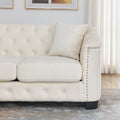 3 Seater 2 Seater Combination Sofa.Velvet Beige Beige Foam Velvet 5 Seat