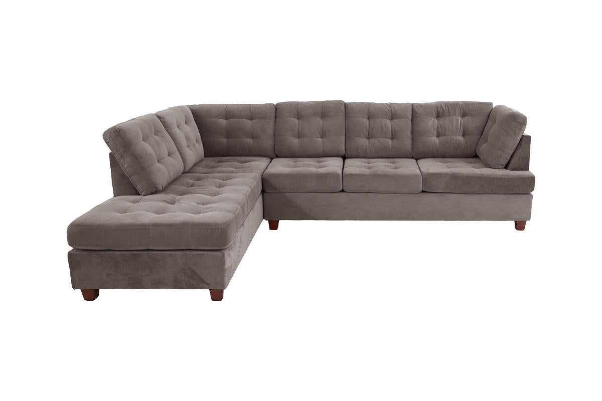 Living Room Sectional Waffle Suede Charcoal Color Sectional Sofa W Pillows Couch Tufted Cushion Contemporary No Ottoman Charcoal Grey Suede Wood Primary Living Space Tufted Back Contemporary,Modern L Shaped Pillow Top Arms Suede 5 Seat