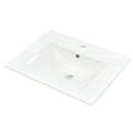 Sink Only 24 Inch Modern Bathroom Vanity White Modern Ceramic