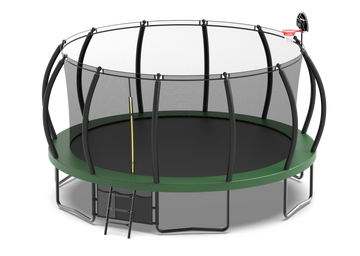 16Ft Trampolines Green Green Steel