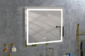 36x 36Inch LED Mirror Bathroom Vanity Mirrors with white-aluminium