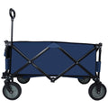 Utility Collapsible Folding Wagon Cart Heavy Duty dark blue-garden & outdoor-american