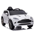 12V Dual Drive Remote Control Electric Kid Ride On Car,Battery Powered Kids Ride On Car White, 4 Wheels Children Toys Vehicle,Led Headlights,Remote Control,Music,Usb. White Polyethylene