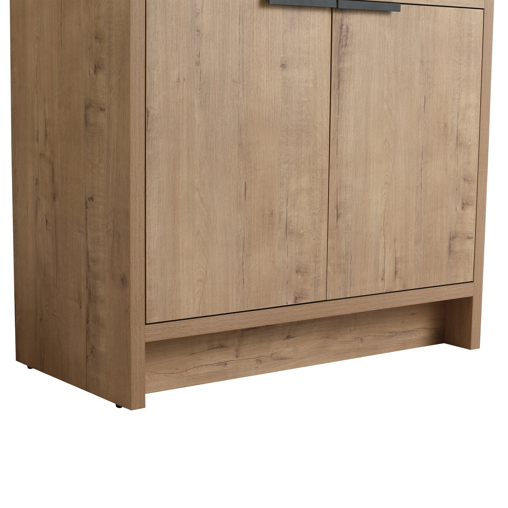 36" Freestanding Bathroom Vanity & 2 Soft Close Cabinet Doors Kd Packing ,Only Vanity Without Top Bvb02436Imo Imitative Oak Bathroom Modern Plywood