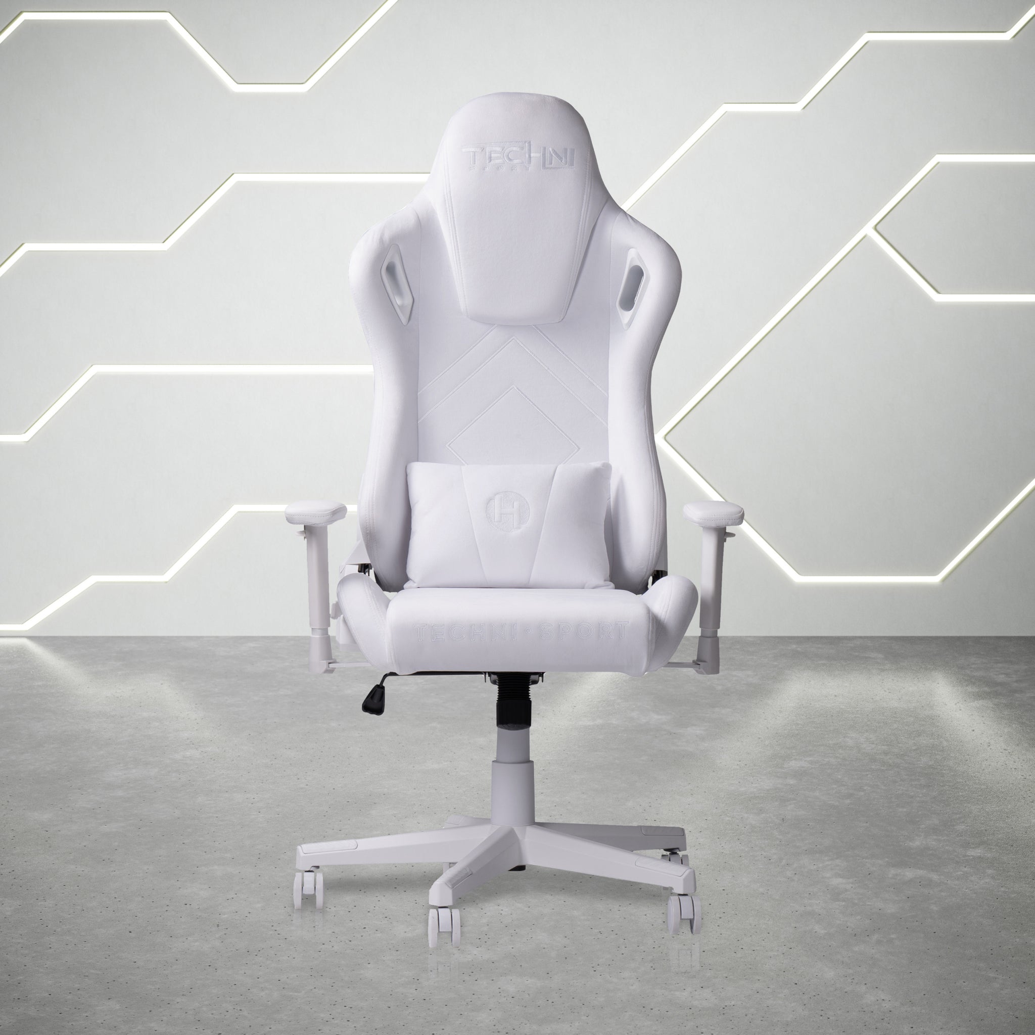 Techni Sport TSF45C Velvet Memory Foam Gaming Chair