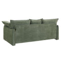 Not Available On Mid Century Sofa 3 Seater Cozy Couch For Living Room Apartment Lounge Bedroom, Green Green Polyester