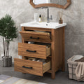 24'' Bathroom Vanity with Ceramic Basin Sink, Modern 3-natural wood-adjustable hinges-modern-mdf