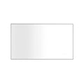 42 X 24 Inch Led Mirror Bathroom Vanity Mirror With Back Light, Wall Mount Anti Fog Memory Large Adjustable Vanity Mirror Gunmetal Aluminium