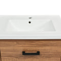 24'' Bathroom Vanity with Ceramic Basin Sink, Modern 3-natural wood-adjustable hinges-modern-mdf