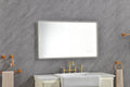 42 X 24Inch Led Mirror Bathroom Vanity Mirror With Back Light, Wall Mount Anti Fog Memory Large Adjustable Vanity Mirror Gold Aluminium