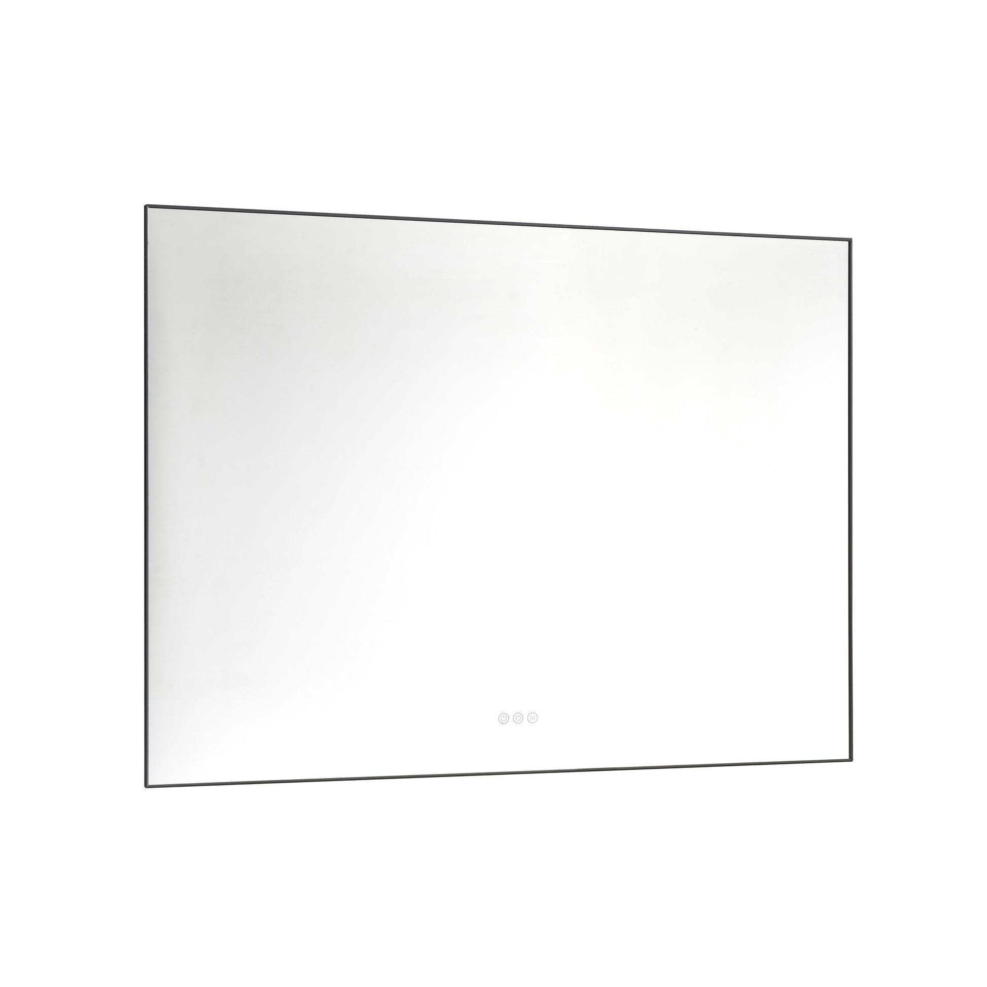 48 X 36Inch Led Mirror Bathroom Vanity Mirror With Back Light, Wall Mount Anti Fog Memory Large Adjustable Vanity Mirror Gunmetal Aluminium