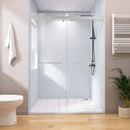 Frameless Double Sliding Shower, 57