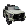 Officially Licensed Toyota Tundra Pickup,Electric Pickup Car Ride On For Kid, 12V Electric Ride On Toy,2.4G W Parents Remote Control,Electric Car For Kids,Three Speed Adjustable,Power Display Olive Plastic