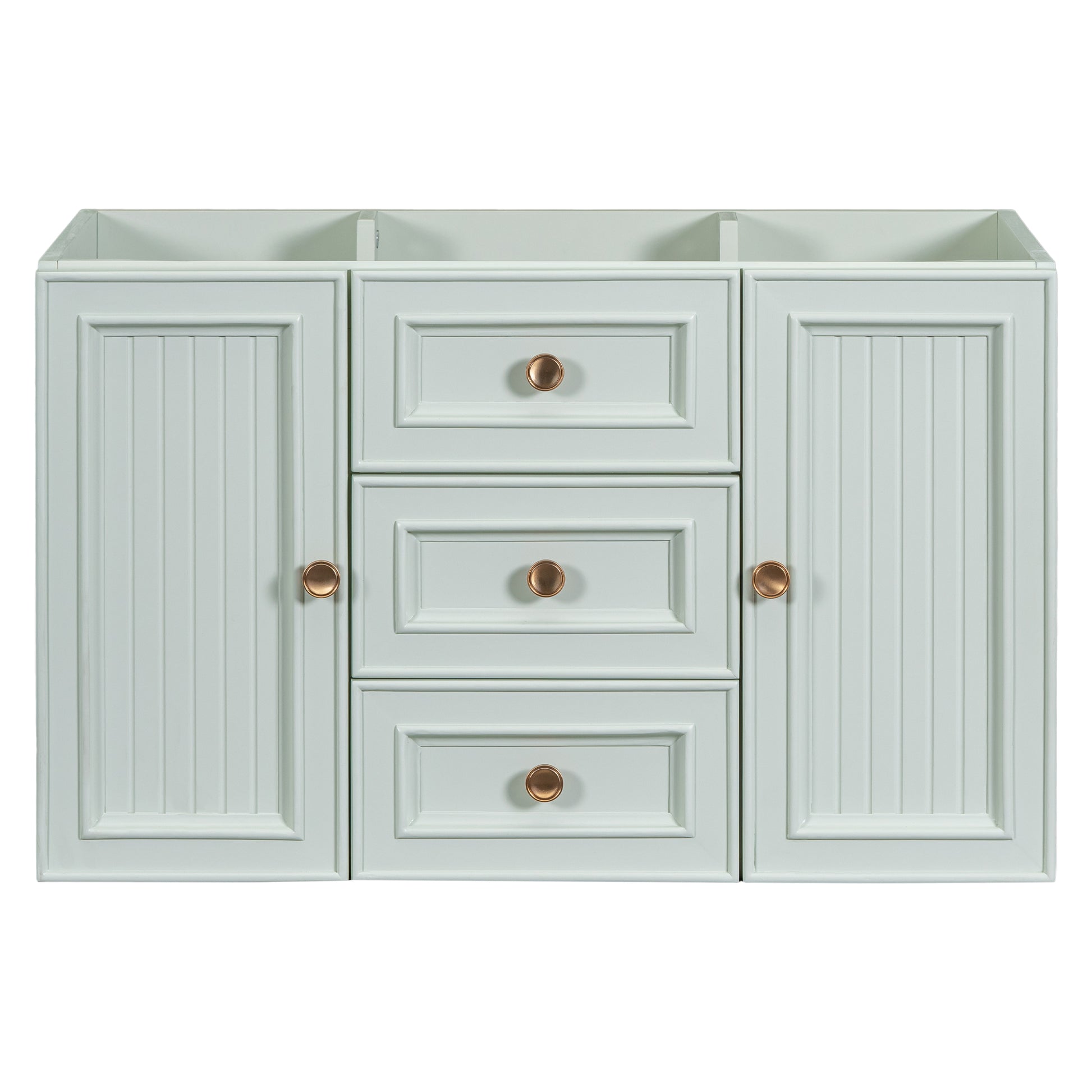 30" Wall Mounted Bathroom Vanity Without Sink, Cabinet Base Only, Functional Drawer, Green Green Solid Wood Mdf