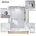 Frameless Double Sliding Shower, 69