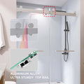 Frameless Double Sliding Shower, 57