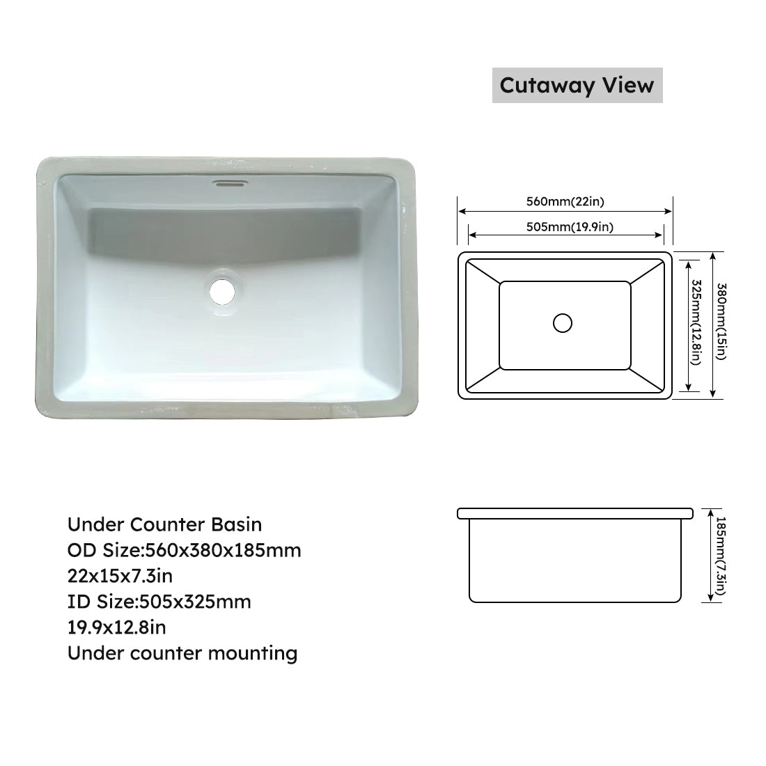 31Inch Bathroom Vanity Top Stone Carrara Gold Style Tops With Rectangle Undermount Ceramic Sink And Back Splash With 3 Faucet Hole For Bathrom Cabinet White Sintered Stone