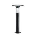 Solar Lawn Light With Dimmable Led Black Aluminium