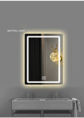 20*28 inch Led Vanity Smart Mirror with time and