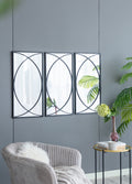 32 Rectangular Wall Mirrors with Black Frame, Home black-iron