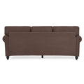 3 Seater Sofa. Brown Foam Fabric