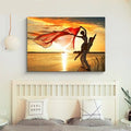 1Pcs Canvas Prints With Your Photo Custom Canvas Wall Art Personalized Canvas Pictures, Customized To Any Style, Us Factorygifts For Family, Wedding, Friends, Home Decoration Wrapped Canvas Colorful Medium 25In 32In Painting Prints And Posters Art Deco