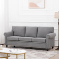 3 Seater Sofa. Grey Foam Fabric