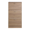 3 Drawer Shoe Storage Cabinet, 3 Tier Wood Shoe Rack Storage Organizer For Entryway Wood Particle Board