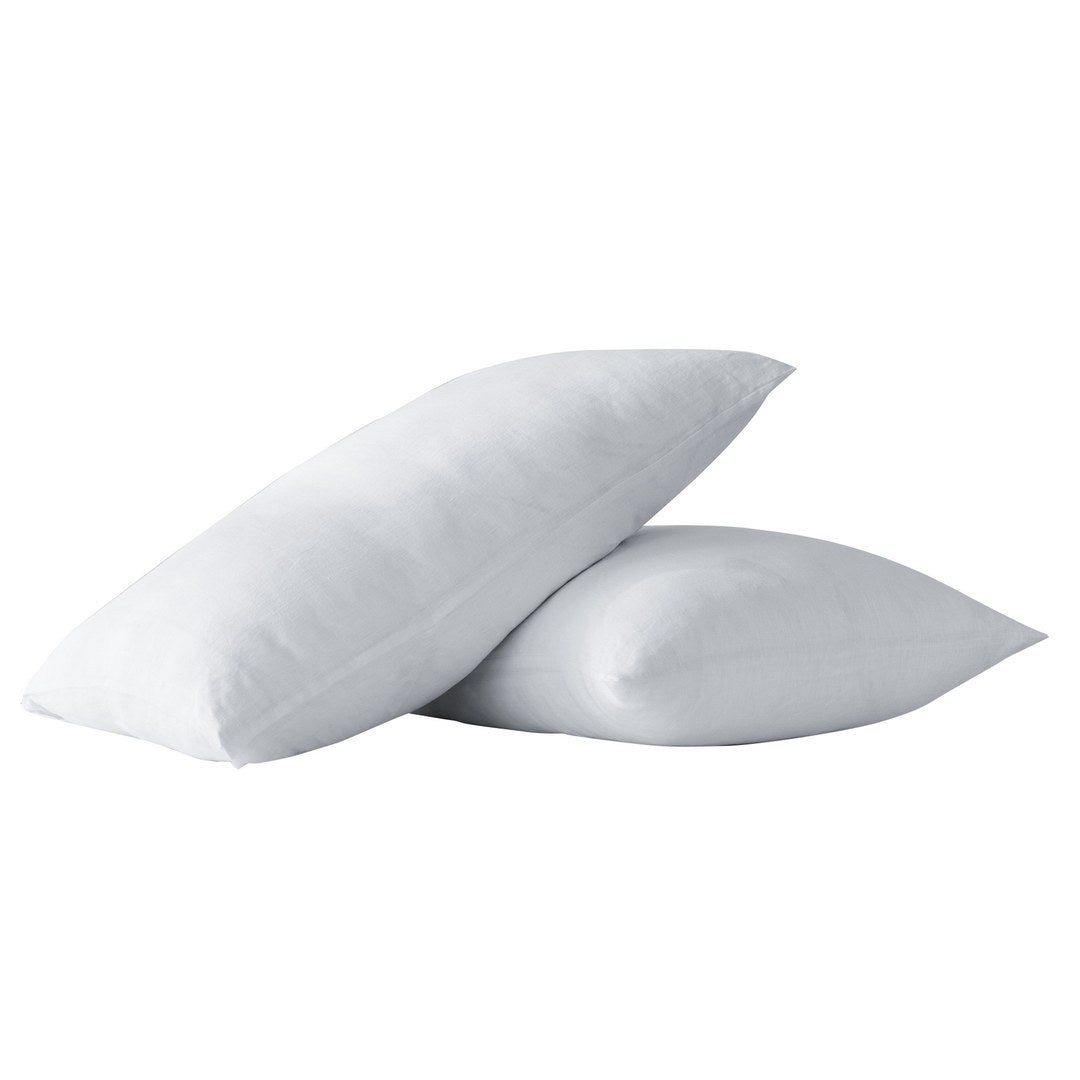 King Size Pillow Cases Set of 2, White Pillow Cases white-linen-linen