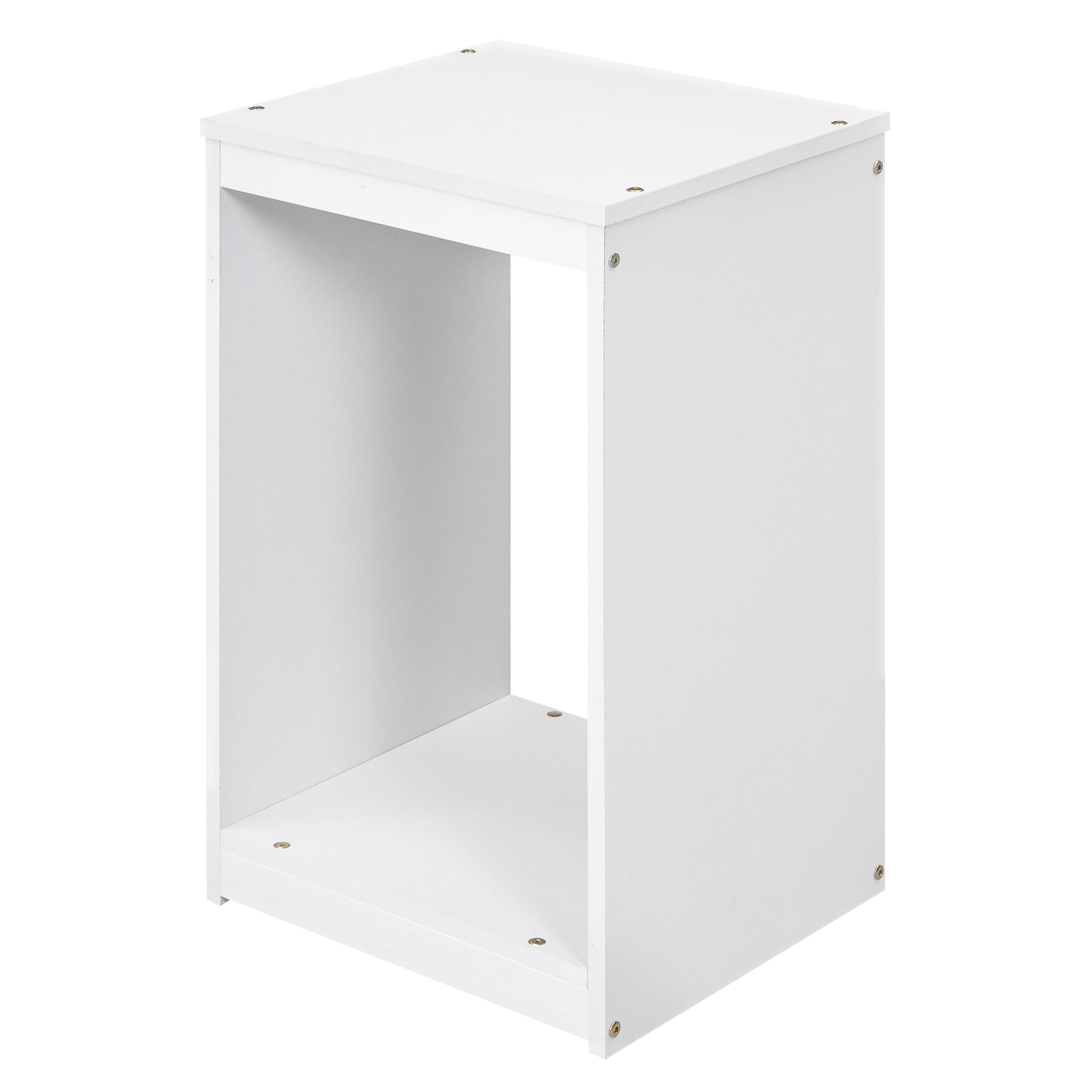 Full Size Loft Bed With Multi Storage Desk, Led Light And Bedside Tray, Charging Station, White Box Spring Not Required Twin White Wood Bedroom Solid Wood Mdf