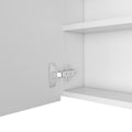 Medicine Cabinet Viking, Three Internal Shelves, Single Door, Two External Shelves, White Finish White Particle Board