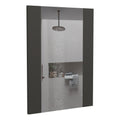 Mirror Weeds, Rectangular Shape, Black Wengue Finish Black Particle Board