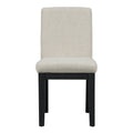 5 Piece Dining Set Retro Round Table With 4 Upholstered Chairs For Living Room, Dining Room Black Black Rubber Wood