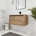 36 Inch Wall Mounted Bathroom Vanity With Gel Sink 1-imitative oak-1-bathroom-wall