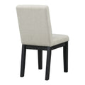 5 Piece Dining Set Retro Round Table With 4 Upholstered Chairs For Living Room, Dining Room Black Black Rubber Wood